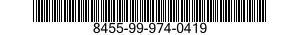 8455-99-974-0419 INSIGNIA,ORGANIZATIONAL 8455999740419 999740419