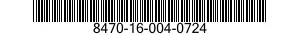 8470-16-004-0724 COVERING FOR TRANSP 8470160040724 160040724