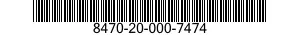 8470-20-000-7474 BODY ARMOR,FRAGMENTATION PROTECTIVE 8470200007474 200007474