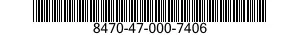 8470-47-000-7406 VEST PART,SMALL ARMS PROTECTIVE BODY ARMOR 8470470007406 470007406