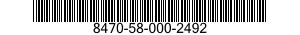 8470-58-000-2492 VEST PART,SMALL ARMS PROTECTIVE BODY ARMOR 8470580002492 580002492