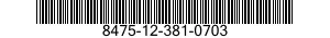 8475-12-381-0703 SEAL,FLYERS' ANTIEXPOSURE COVERALLS NECK 8475123810703 123810703