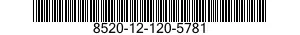 8520-12-120-5781 SOAP,TOILET 8520121205781 121205781