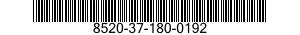 8520-37-180-0192  8520371800192 371800192