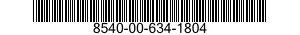 8540-00-634-1804  8540006341804 006341804