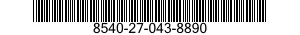 8540-27-043-8890 COVER,TOILET SEAT,DISPOSABLE 8540270438890 270438890