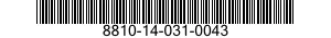 8810-14-031-0043  8810140310043 140310043