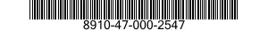 8910-47-000-2547 MILK,CONDENSED,SWEETENED 8910470002547 470002547