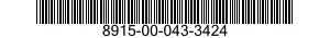 8915-00-043-3424  8915000433424 000433424