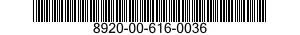 8920-00-616-0036  8920006160036 006160036