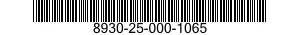 8930-25-000-1065  8930250001065 250001065