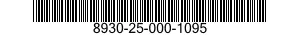 8930-25-000-1095  8930250001095 250001095