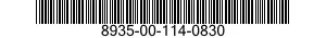 8935-00-114-0830  8935001140830 001140830