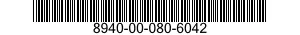 8940-00-080-6042  8940000806042 000806042