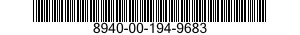 8940-00-194-9683  8940001949683 001949683