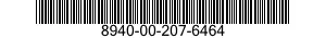8940-00-207-6464  8940002076464 002076464
