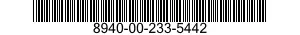 8940-00-233-5442  8940002335442 002335442
