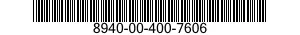8940-00-400-7606  8940004007606 004007606