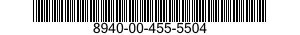 8940-00-455-5504  8940004555504 004555504