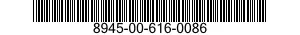 8945-00-616-0086  8945006160086 006160086