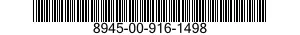 8945-00-916-1498  8945009161498 009161498