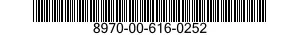 8970-00-616-0252  8970006160252 006160252