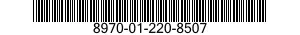 8970-01-220-8507  8970012208507 012208507