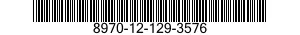 8970-12-129-3576  8970121293576 121293576