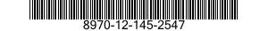 8970-12-145-2547  8970121452547 121452547