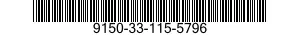 9150-33-115-5796 LUBRICATING OIL,ENGINE 9150331155796 331155796