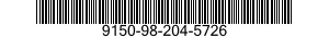 9150-98-204-5726 LUBRICATING OIL,PRESERVATIVE,CORROSION INHIBITED 9150982045726 982045726