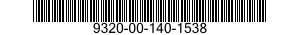 9320-00-140-1538  9320001401538 001401538