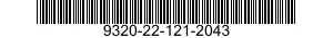 9320-22-121-2043 SEAL,NONMETALLIC SPECIAL SHAPED SECTION 9320221212043 221212043