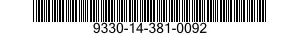 9330-14-381-0092 PLASTIC SHEET 9330143810092 143810092