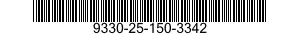 9330-25-150-3342 PLASTIC SHEET,PRESSURE SENSITIVE ADHESIVE COATED 9330251503342 251503342