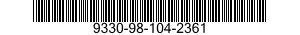 9330-98-104-2361 HARDENER,PLASTIC 9330981042361 981042361