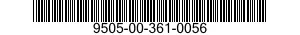 9505-00-361-0056  9505003610056 003610056