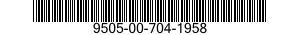 9505-00-704-1958  9505007041958 007041958
