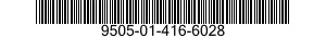 9505-01-416-6028 ROPE,WIRE,TABLE,RAD 9505014166028 014166028