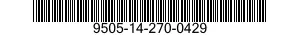 9505-14-270-0429  9505142700429 142700429