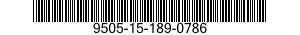 9505-15-189-0786 PLATE,IDENTIFICATION 9505151890786 151890786