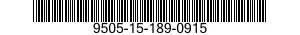 9505-15-189-0915 PLATE,IDENTIFICATION 9505151890915 151890915