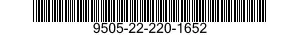 9505-22-220-1652 STEEL BAR,CARBON,CO 9505222201652 222201652