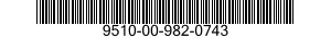 9510-00-982-0743  9510009820743 009820743