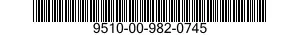 9510-00-982-0745  9510009820745 009820745