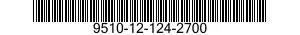9510-12-124-2700  9510121242700 121242700