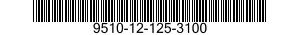 9510-12-125-3100  9510121253100 121253100