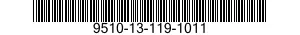 9510-13-119-1011 BAR,METAL 9510131191011 131191011