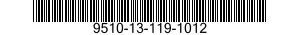 9510-13-119-1012 BAR,METAL 9510131191012 131191012