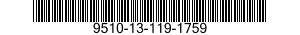 9510-13-119-1759 BAR,METAL 9510131191759 131191759